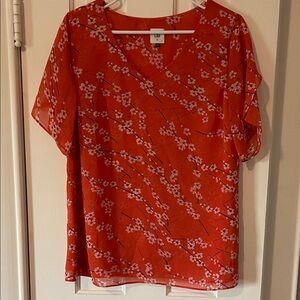 CAbi Tulip Sleeve Blouse